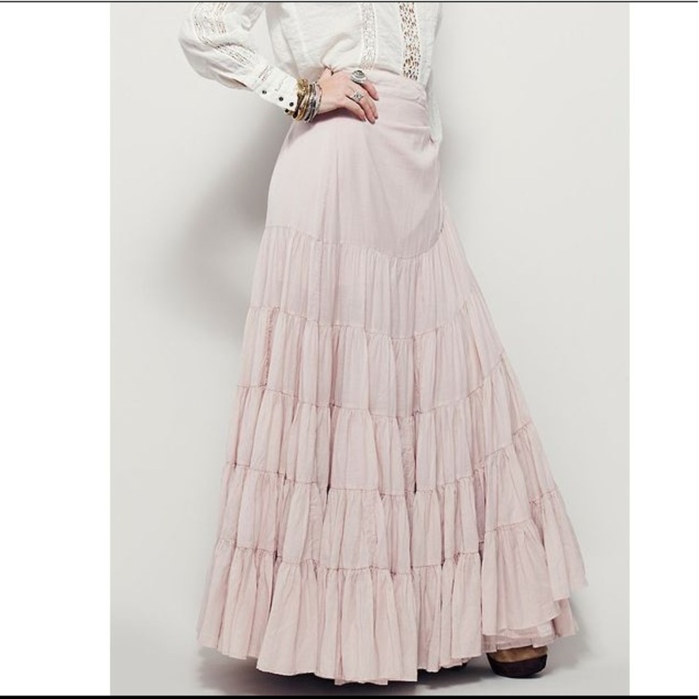 ISO!!!! Free People Ruffles All Around Maxi Skirt
